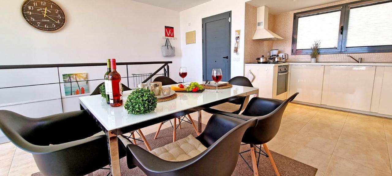 Ferienhaus Casa Caleta - Caleta Fuste - Meerblick - Pool - Glasfaserinternet كاليتا ذي فوستي المظهر الخارجي الصورة