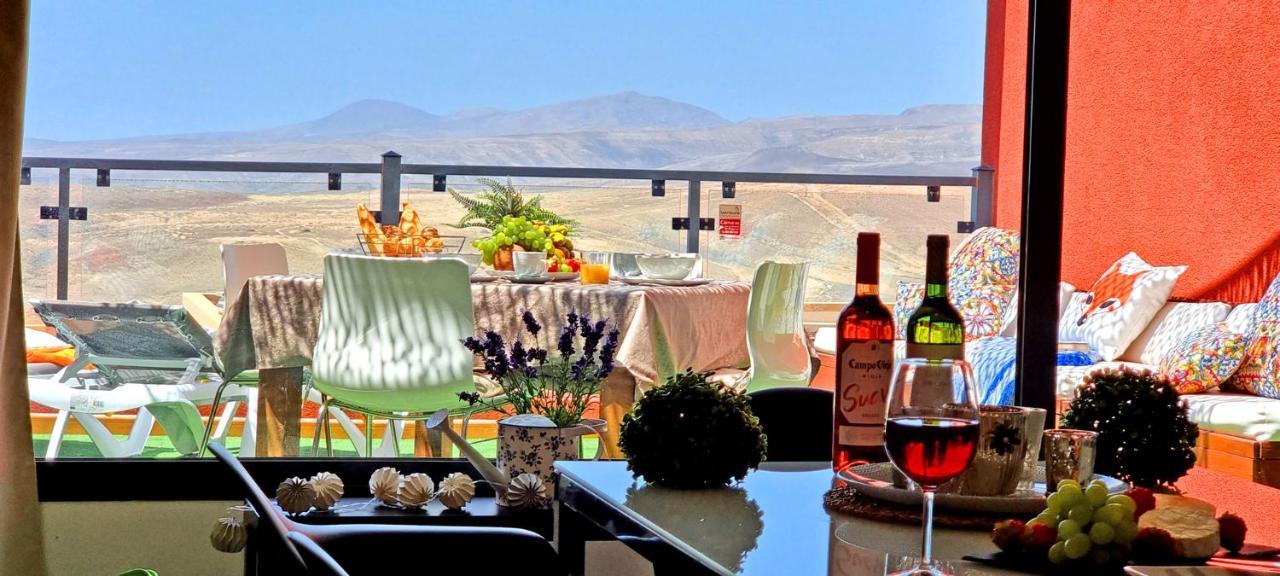 Ferienhaus Casa Caleta - Caleta Fuste - Meerblick - Pool - Glasfaserinternet كاليتا ذي فوستي المظهر الخارجي الصورة