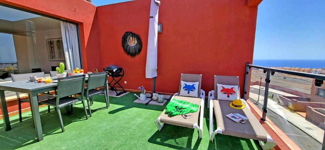 Ferienhaus Casa Caleta - Caleta Fuste - Meerblick - Pool - Glasfaserinternet كاليتا ذي فوستي المظهر الخارجي الصورة
